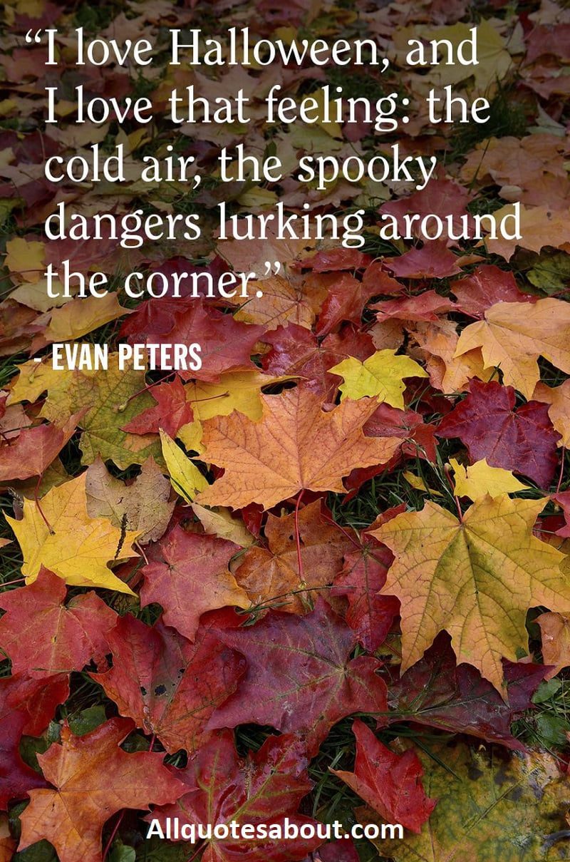 Family Halloween quote graphic placed after the “one good scare” movie line