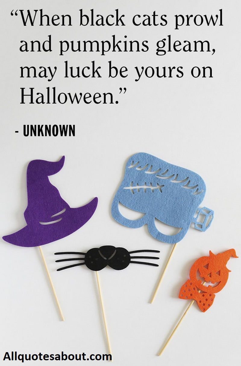 Halloween quote graphic for her placed after the George Carlin moon-howls line