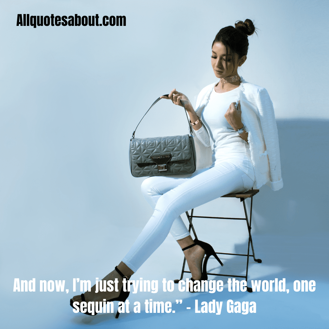 Stylish fashion quote for girls with chic design