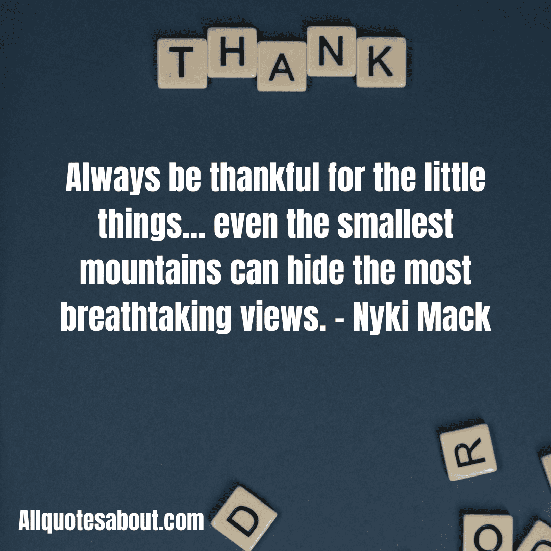 Thankful Quotes