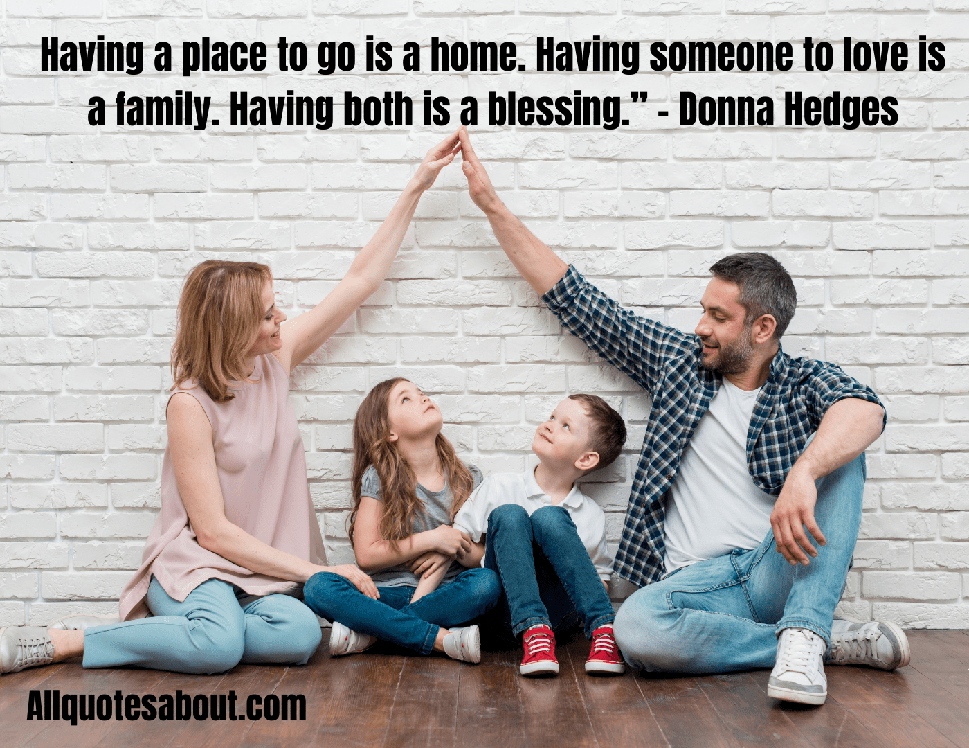 Global family day quote with a world unity theme