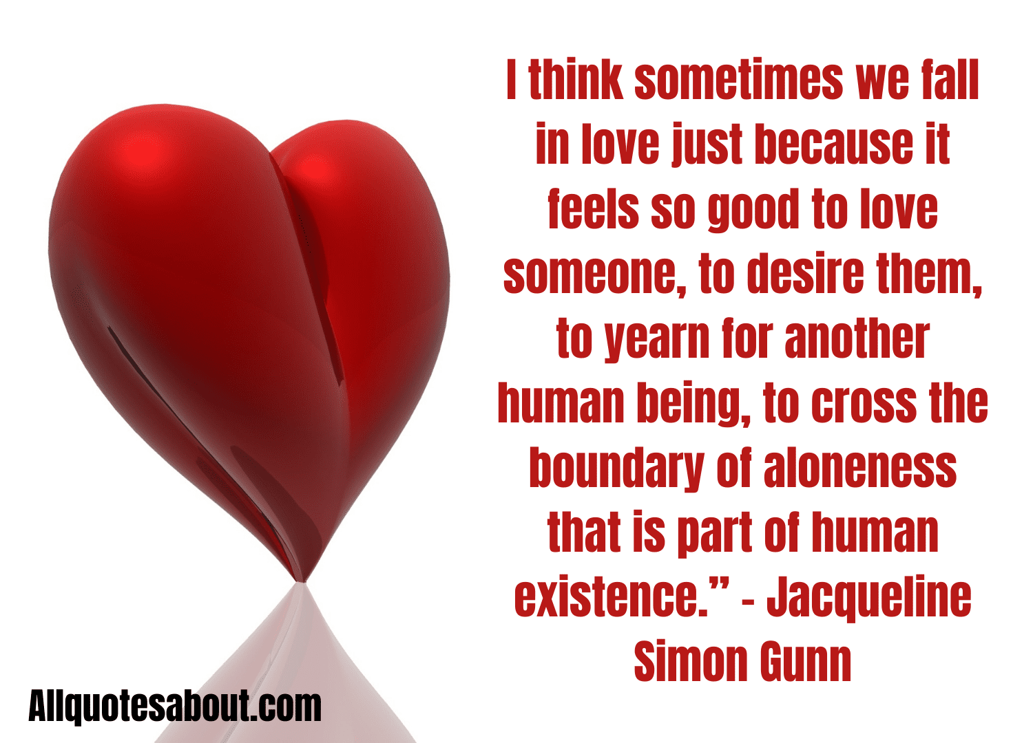 Thoughtful saying on unexpected love and solitude
