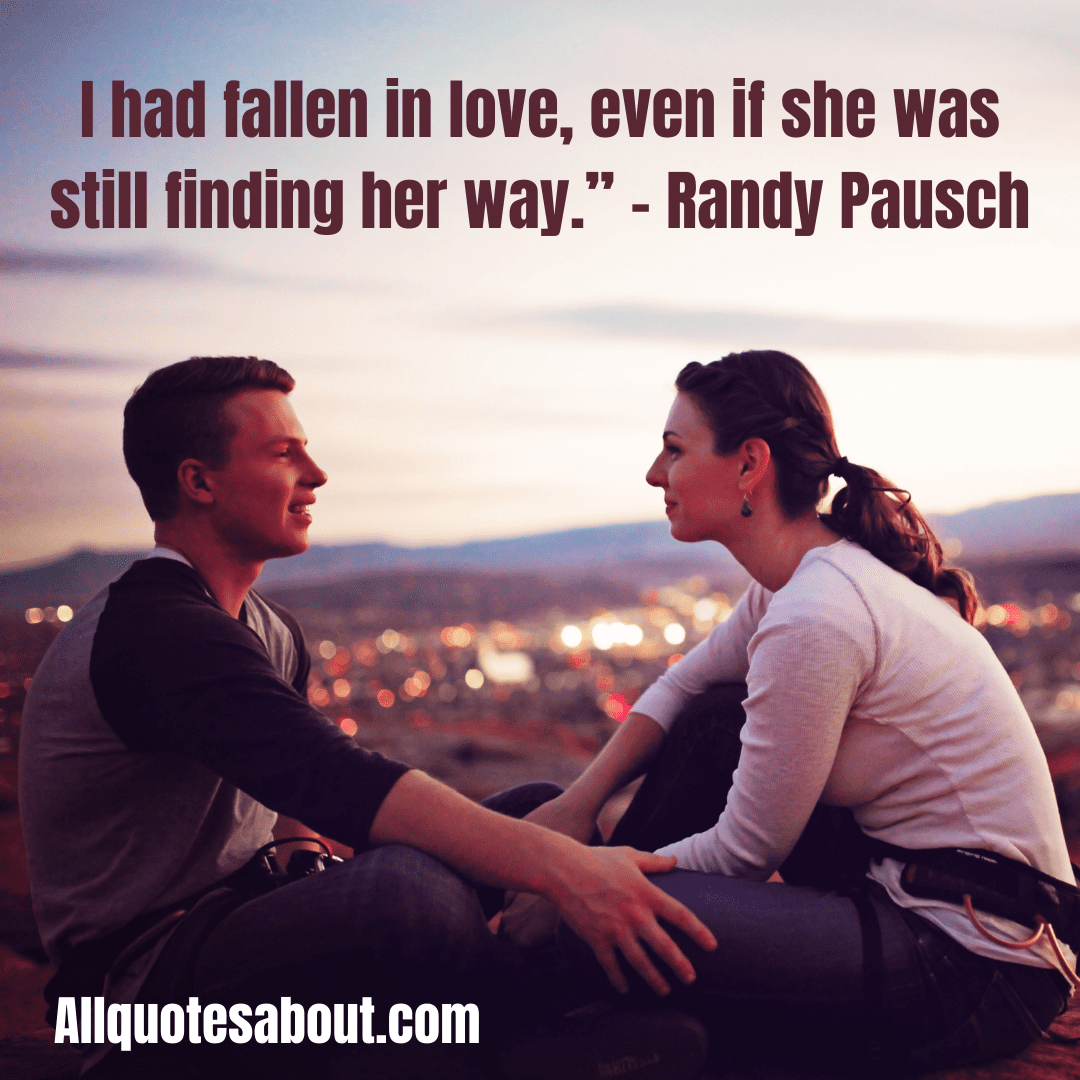 Reflective quote about love found in quiet moments