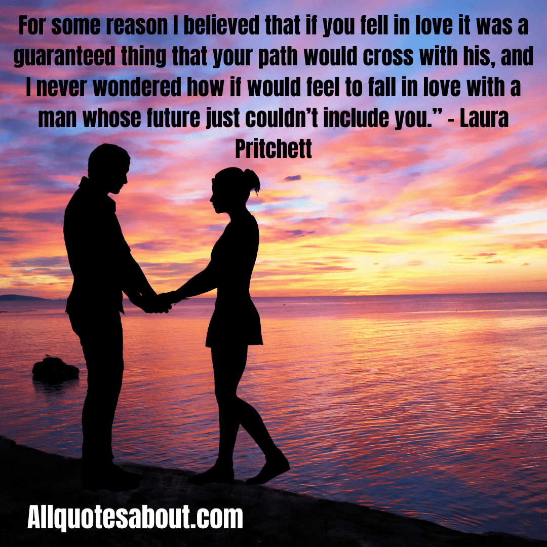 Brief romantic one-liner about new love