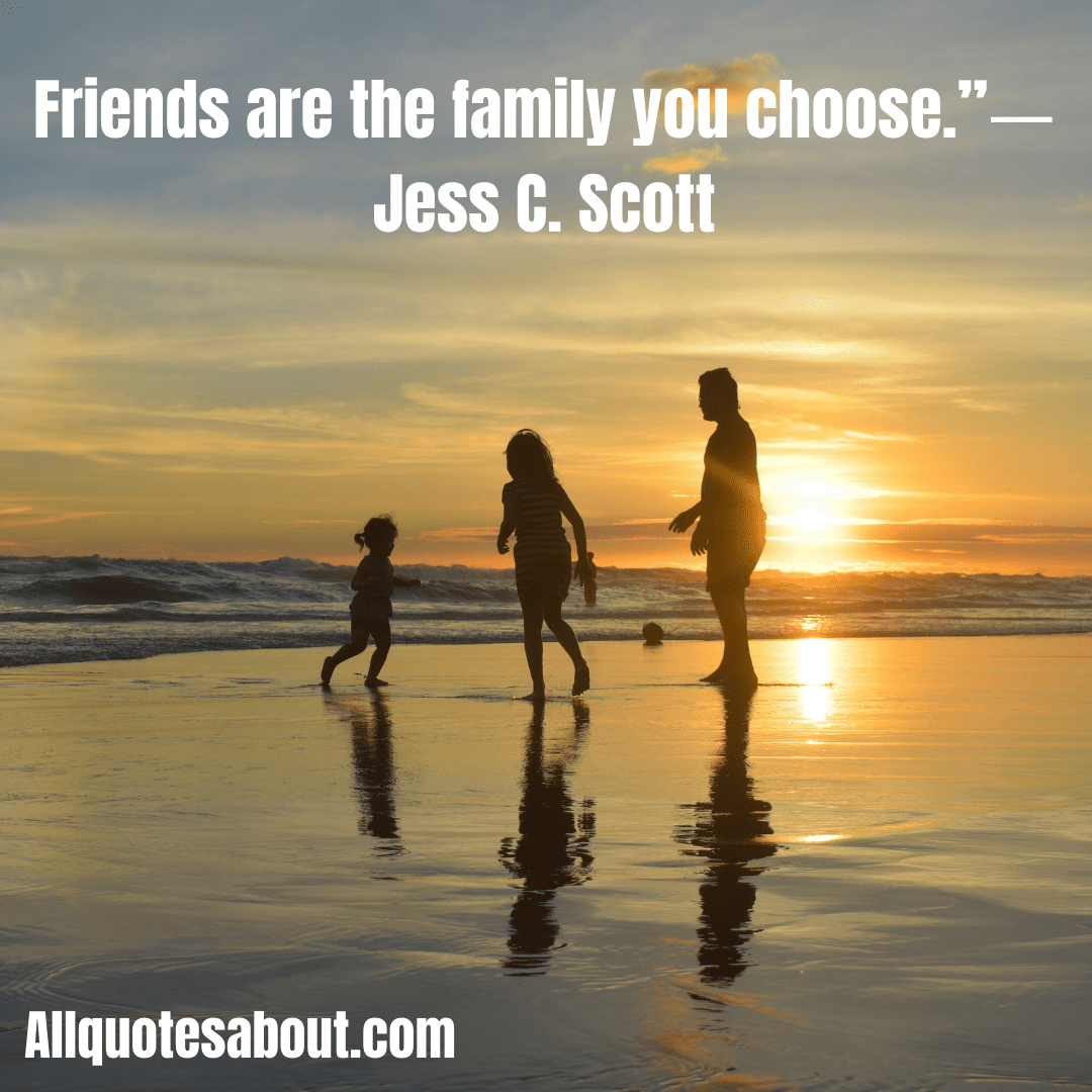 Family day care quote with a tender caring illustration