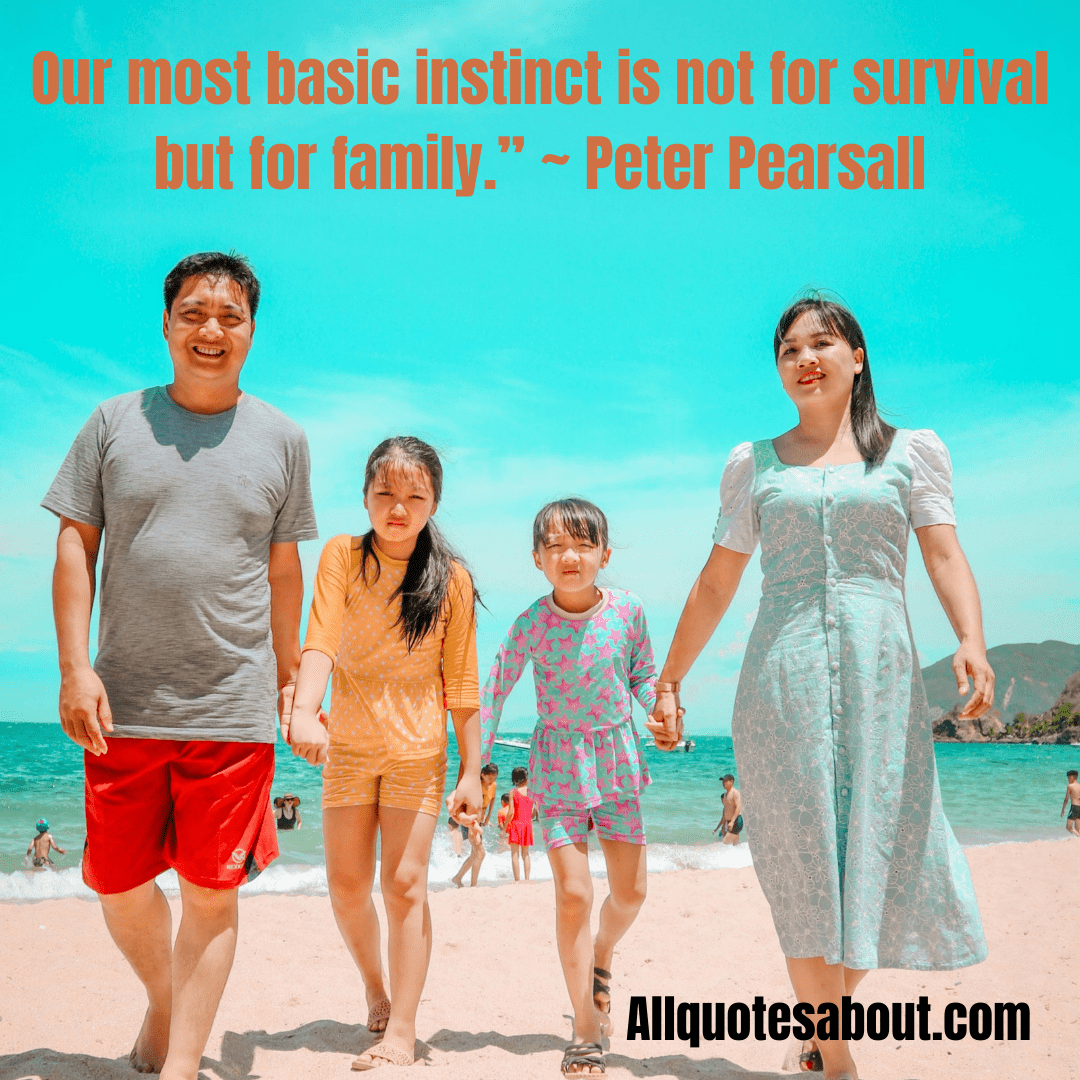 Meaningful family day saying with a rustic wooden frame design
