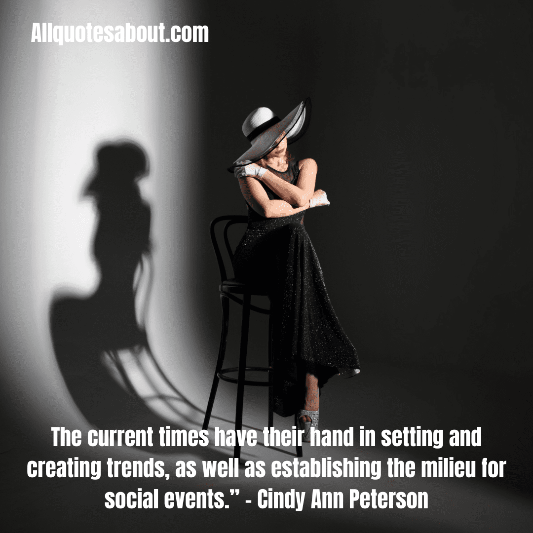Classic style quote with a black and white theme