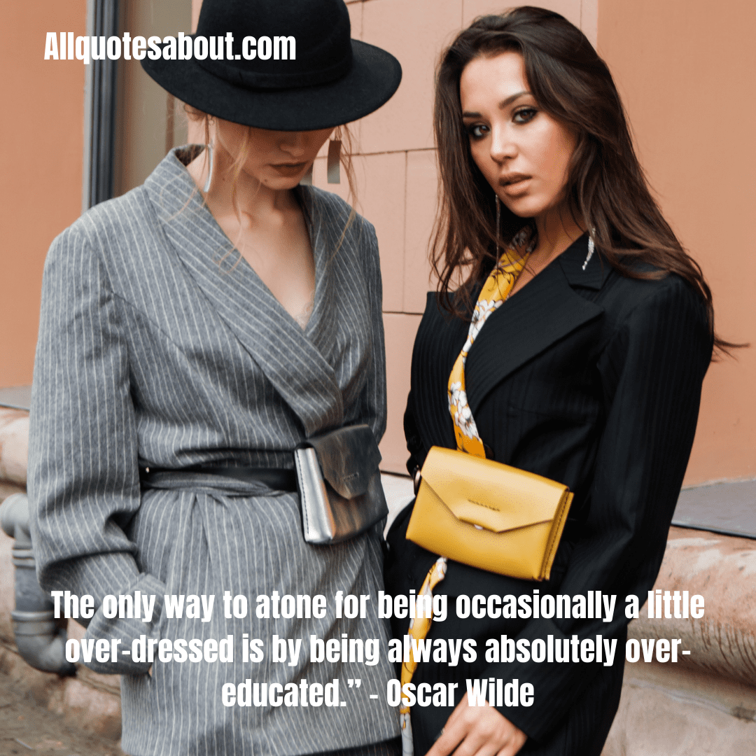 Chic fashion quote with pastel soft tones