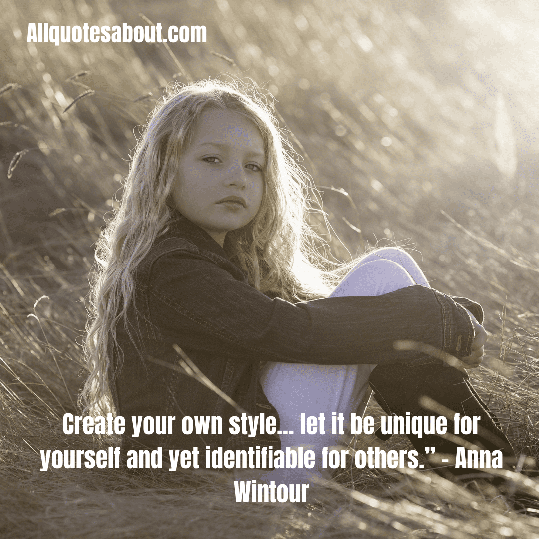 Fashion brand quote with a luxury logo theme