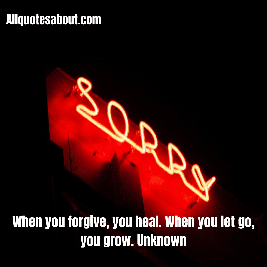 Forgiveness quote for friends graphic