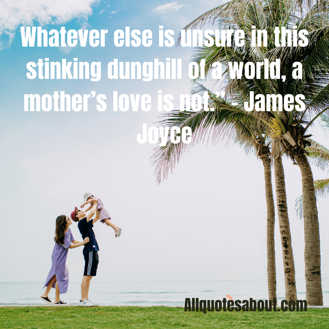 Beautiful family day quote with flowers and a gentle design