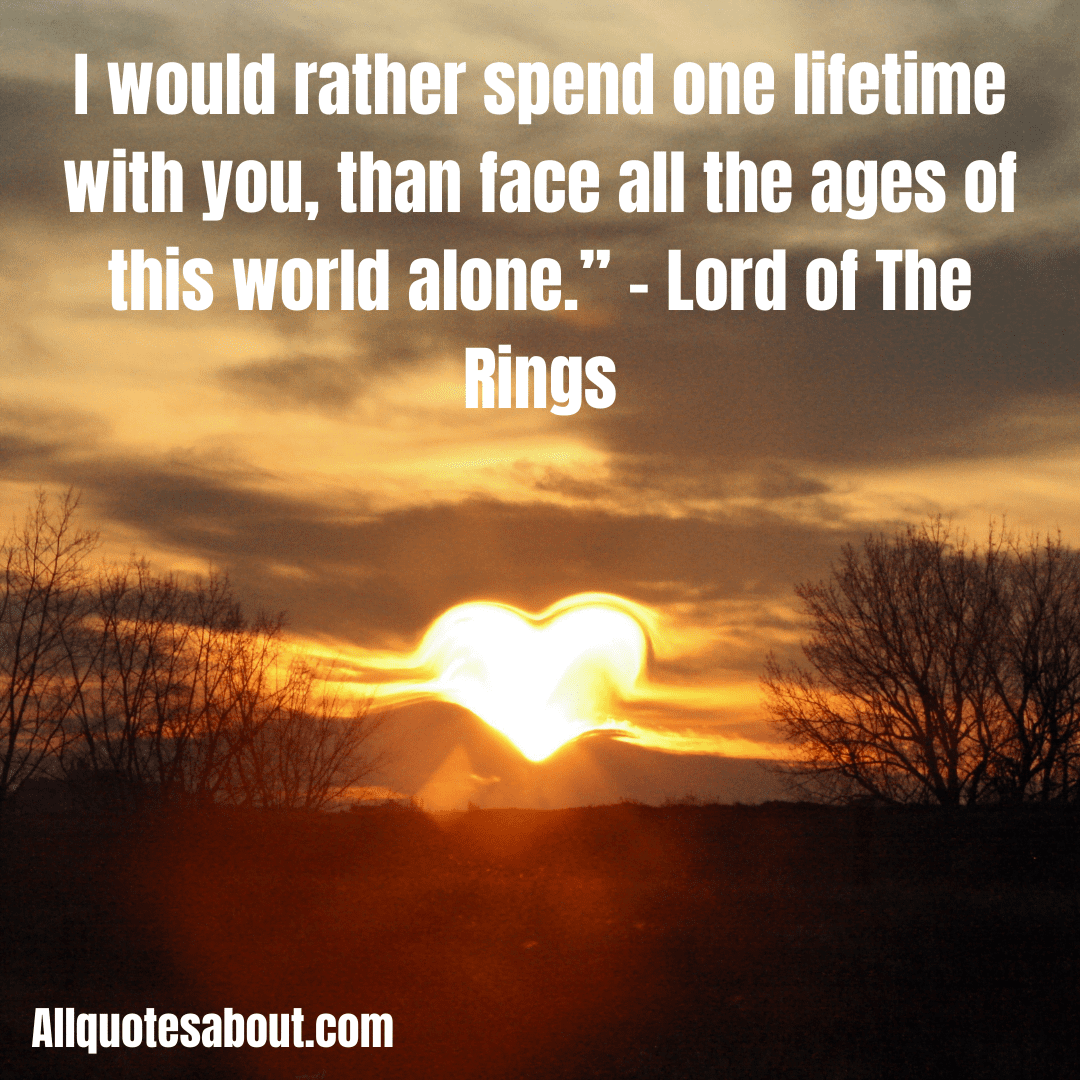Candlelit dinner table set for two, true love quotes