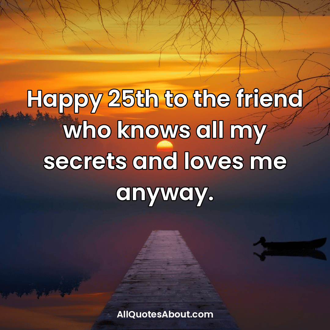 quarter century birthday wishes