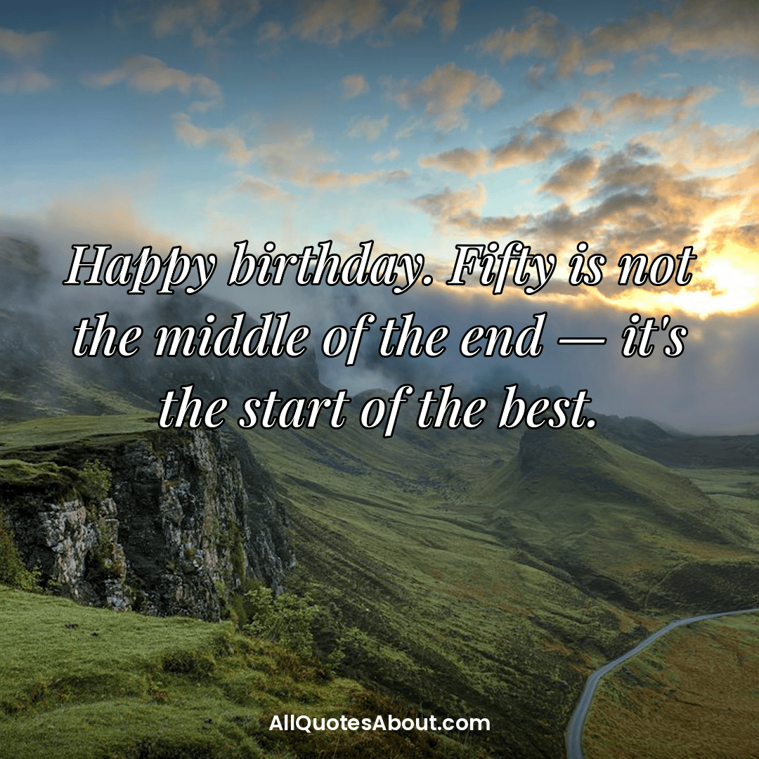 50th birthday wishes