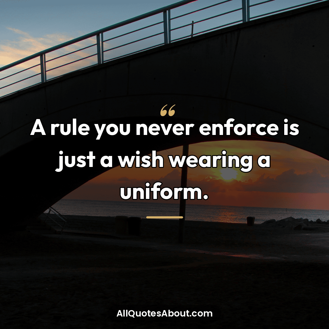 famous rules sayings