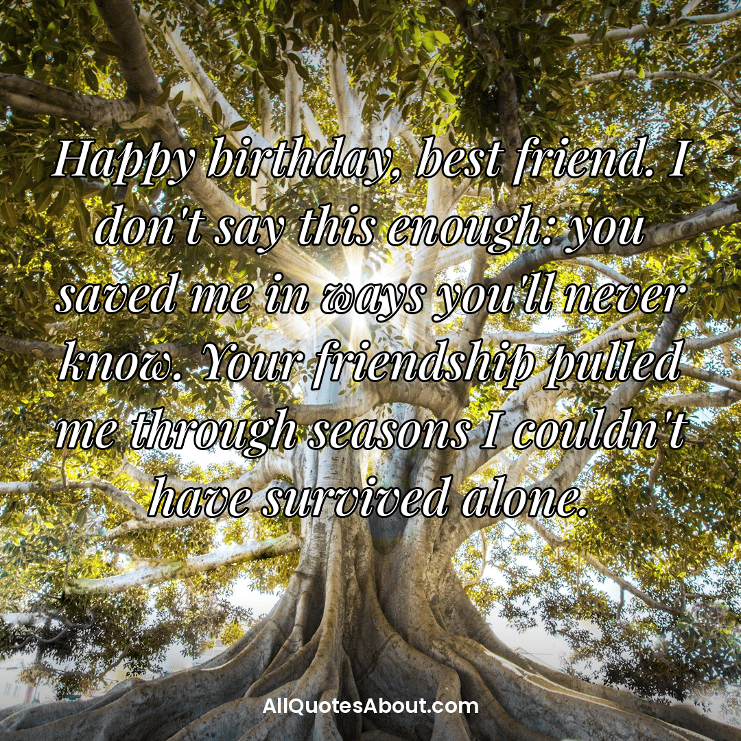best friend birthday letters