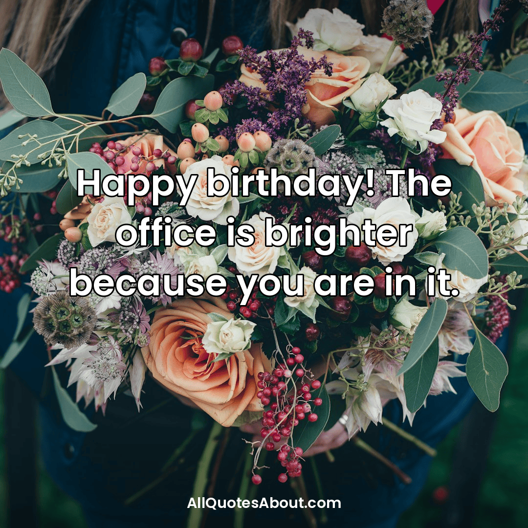 birthday wishes for coworker