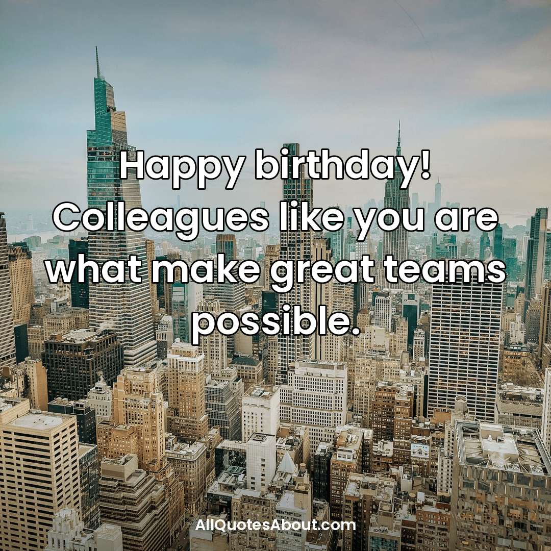 birthday wishes for coworker