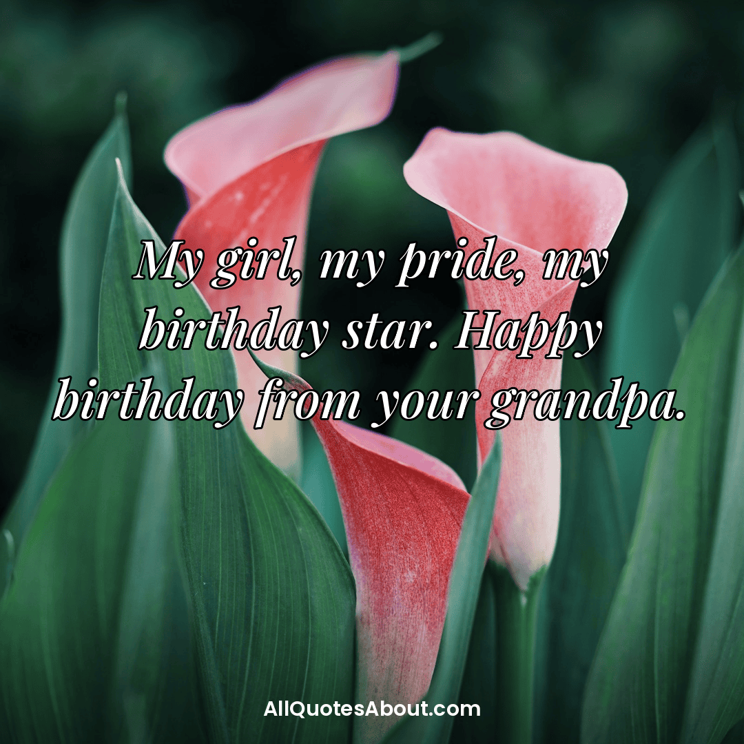birthday wishes for granddaughter