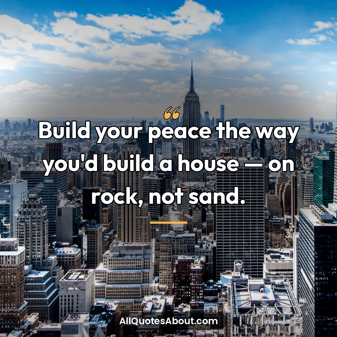 quotes about building