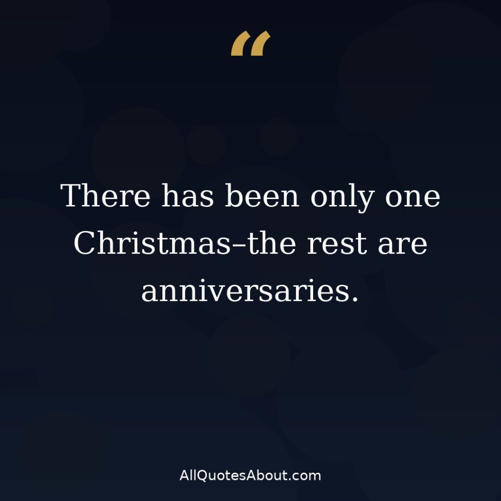 There has been only one Christmas quote card