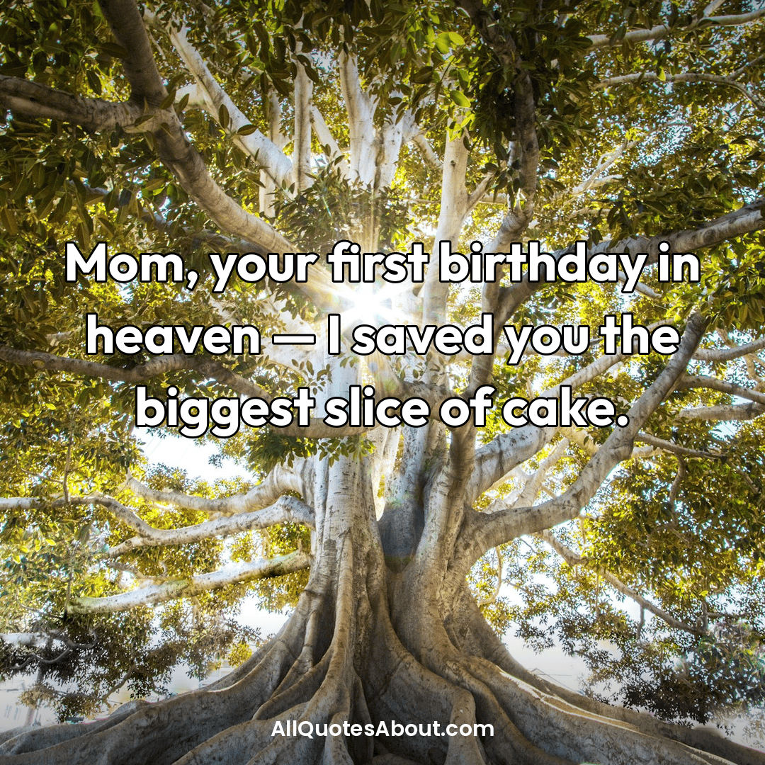 first birthday after death messages