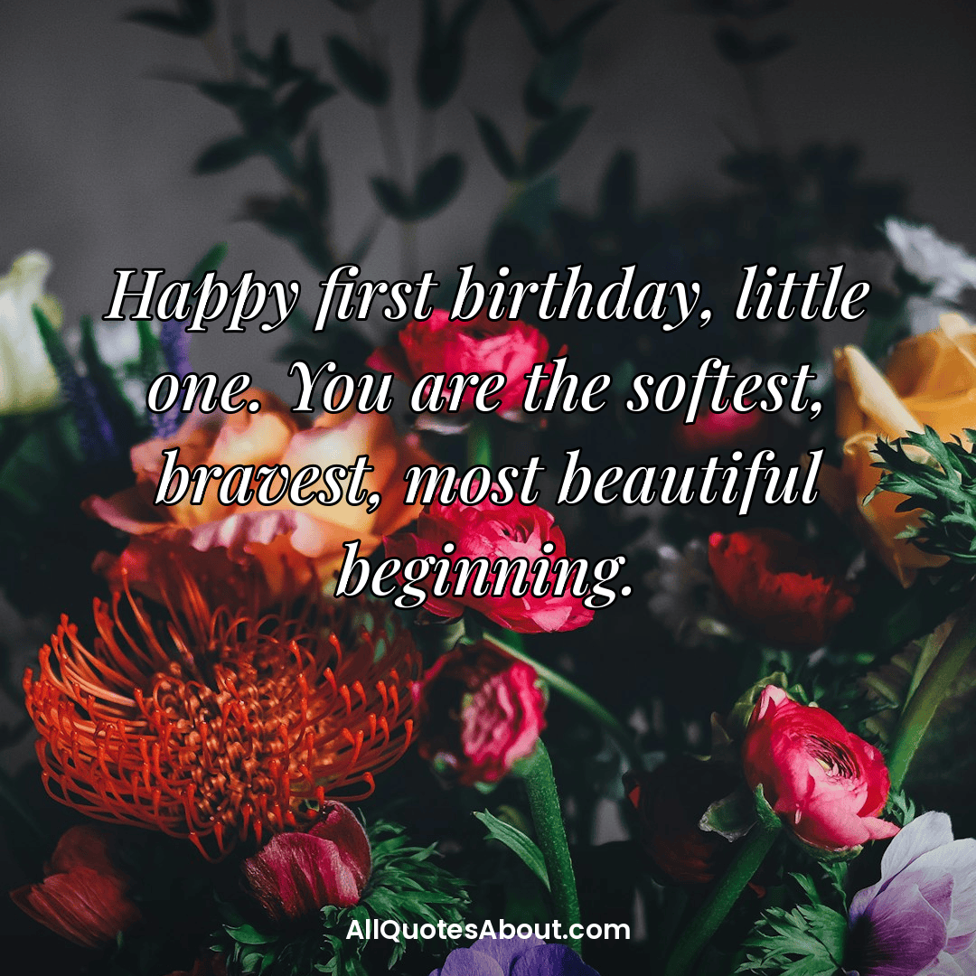 first birthday messages