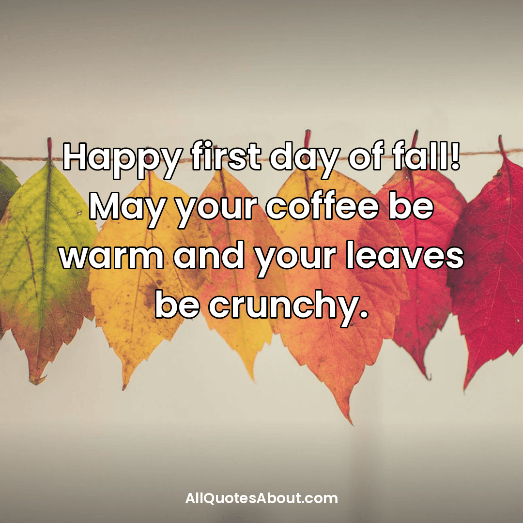 happy first day of fall