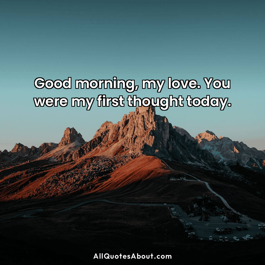 good morning love quotes