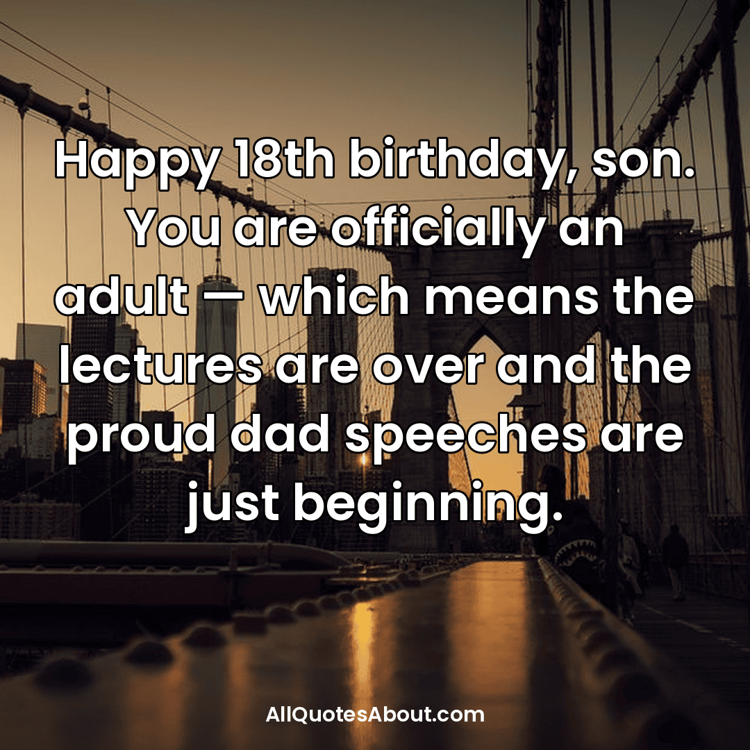 happy 18th birthday messages