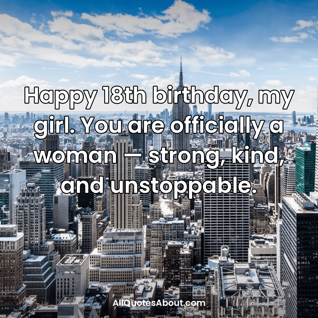 18th birthday wishes