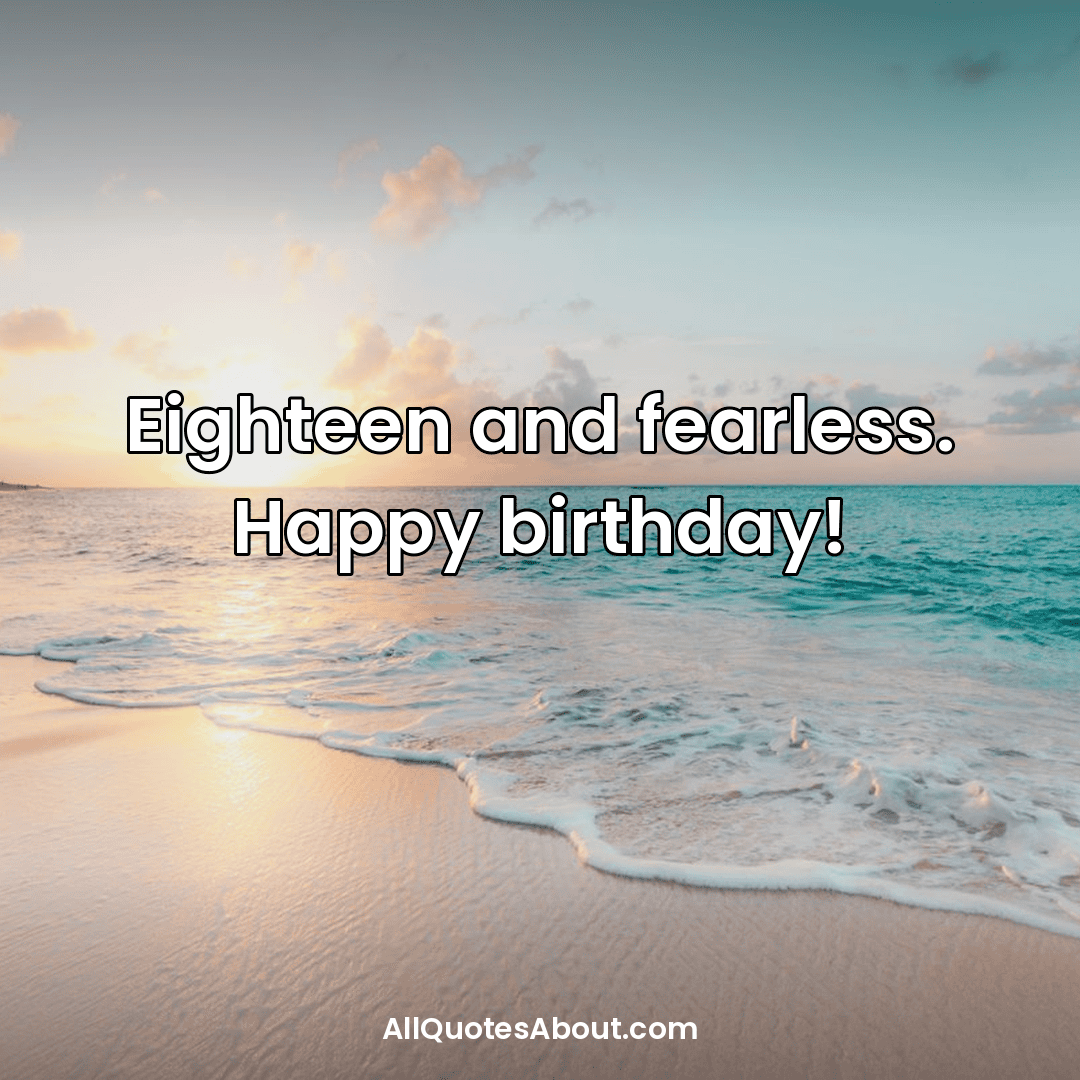 happy 18th birthday wishes