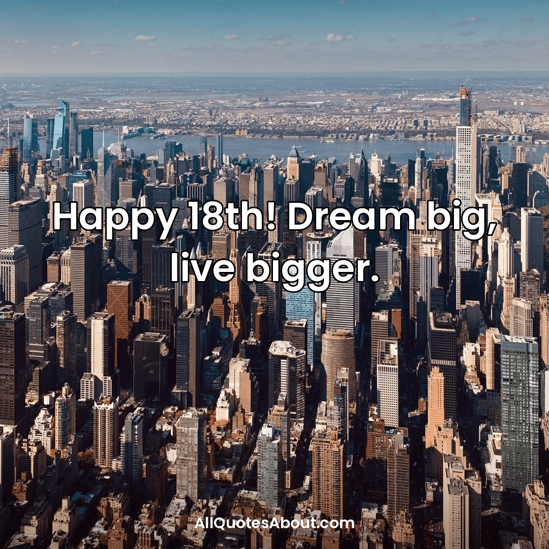happy 18th birthday messages