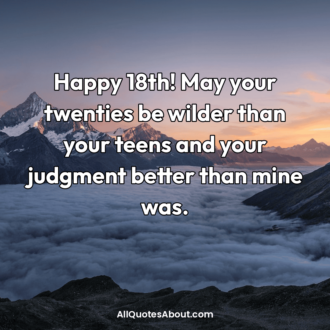 happy 18th birthday wishes