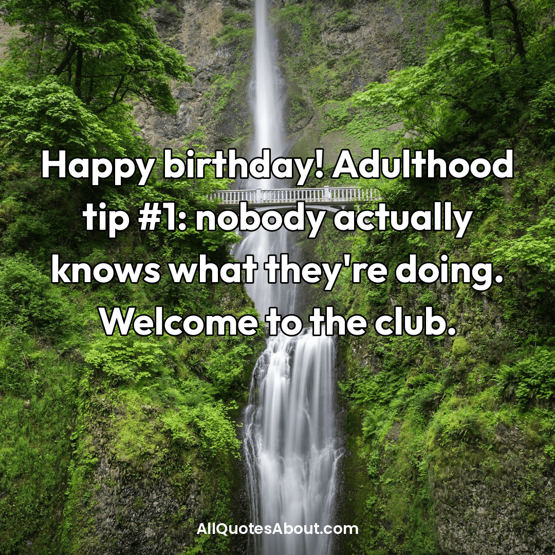 funny 18th birthday wishes
