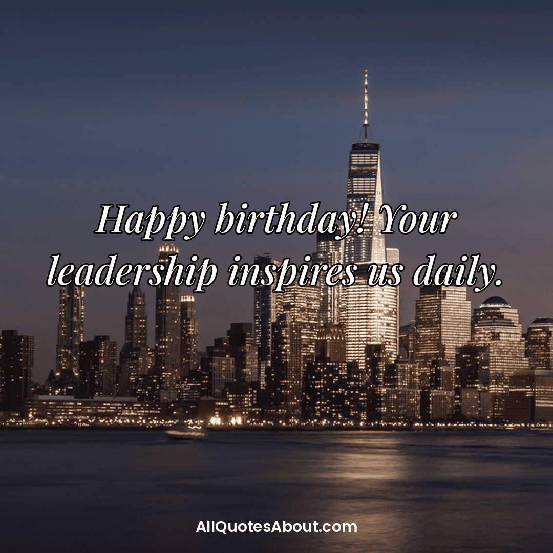 happy birthday boss