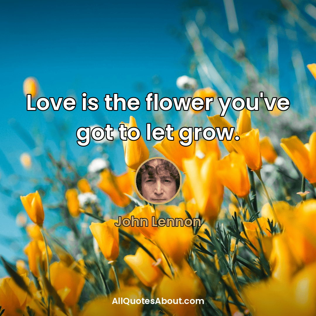 love flower quotes