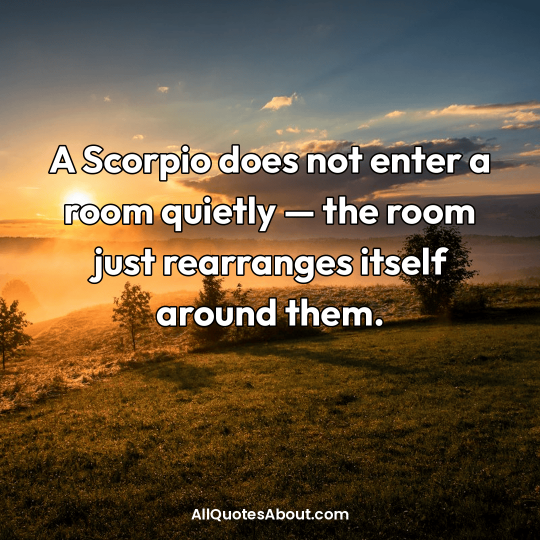 scorpio quotes