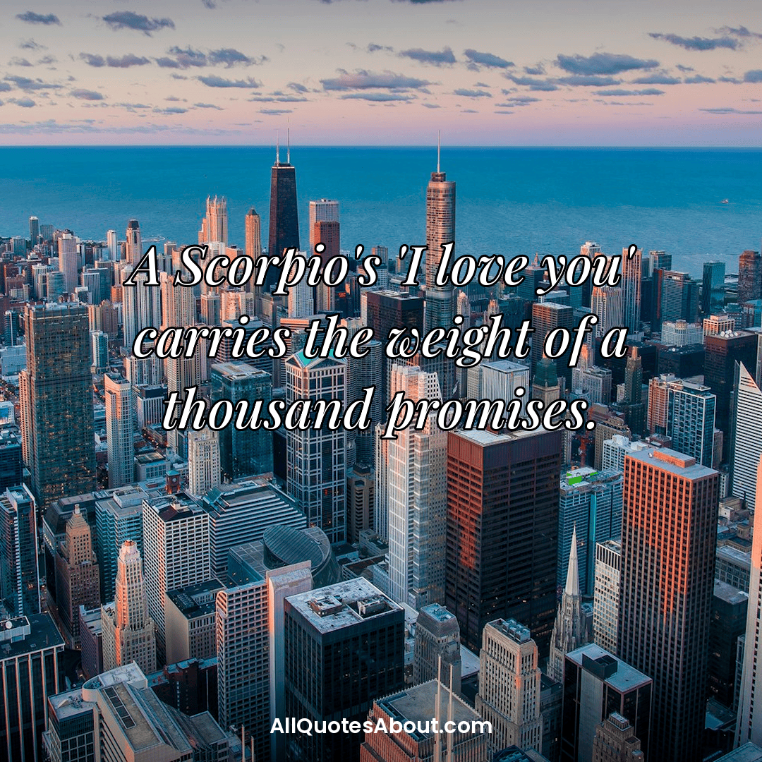 scorpio zodiac quotes
