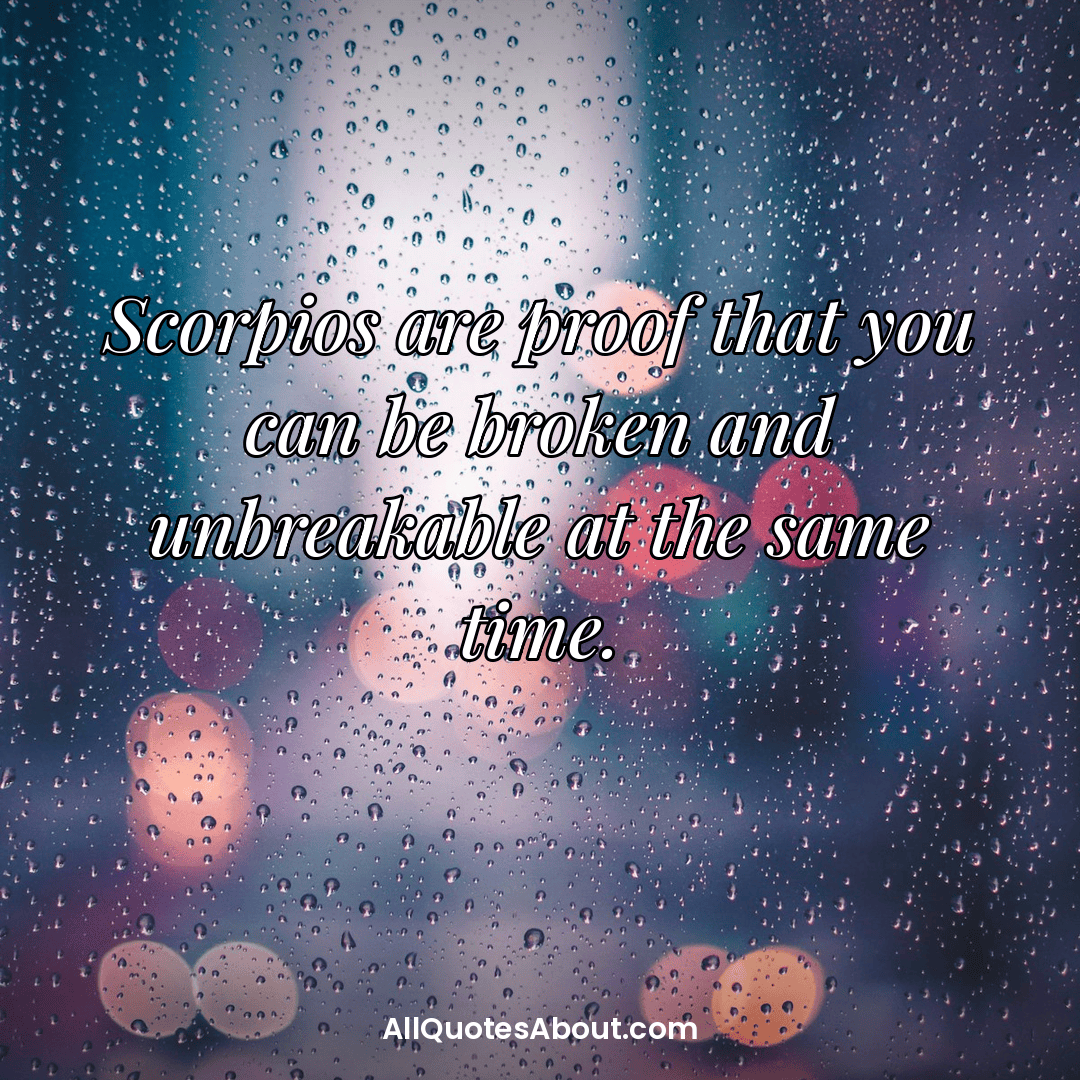 scorpio quotes