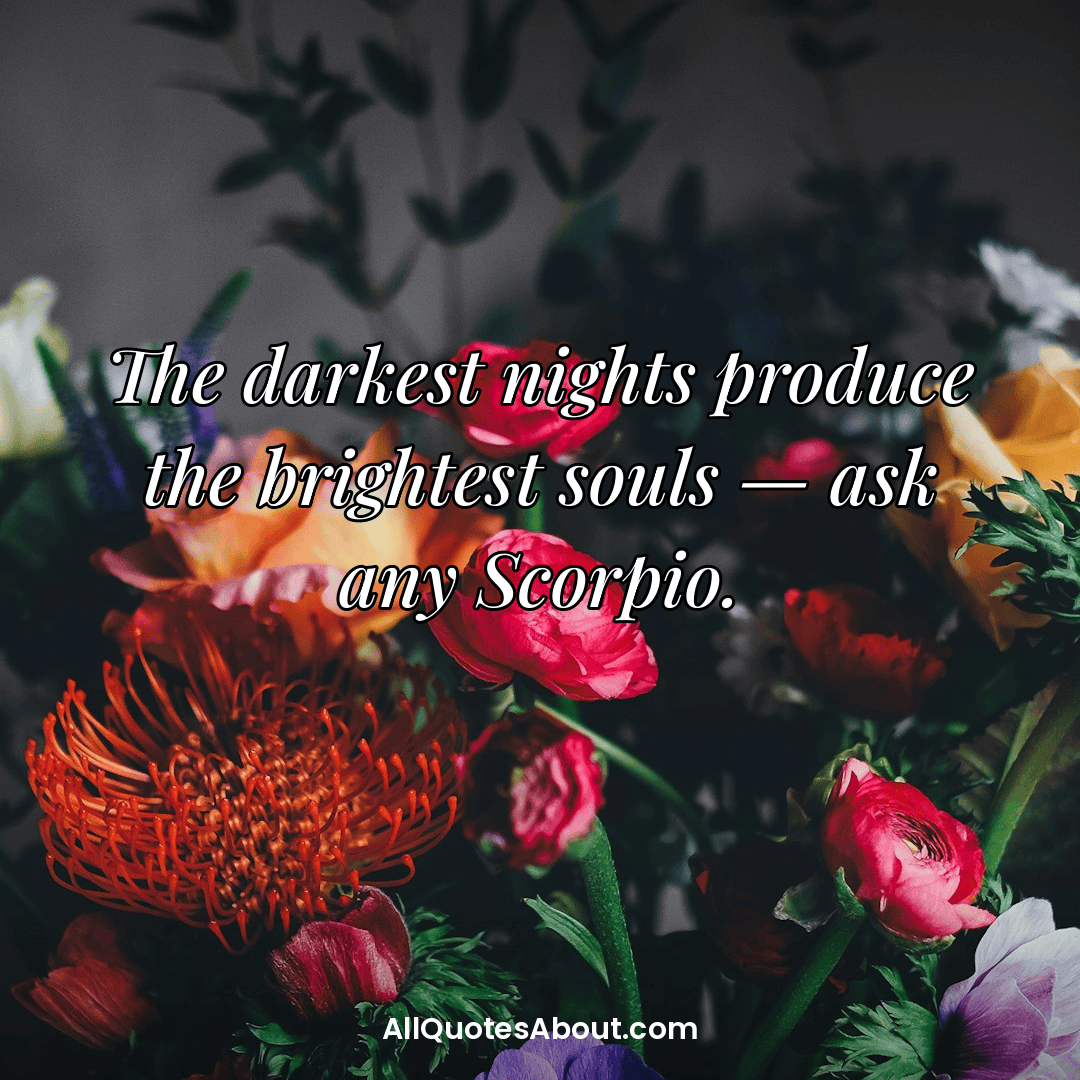 scorpio zodiac quotes