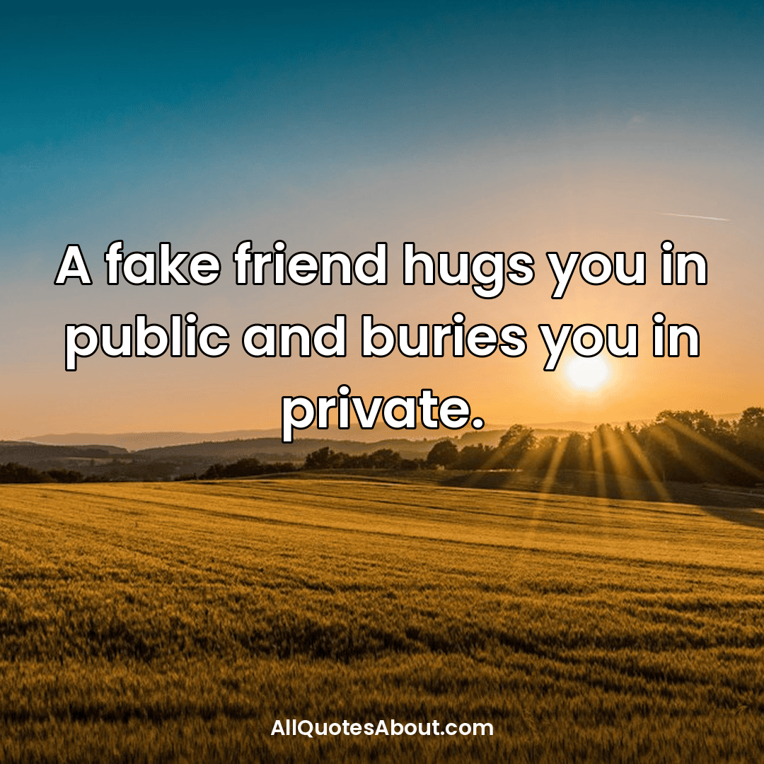 quotes about fake friends
