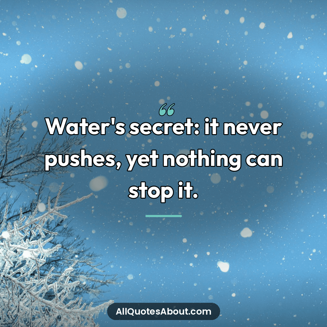 quotes on water