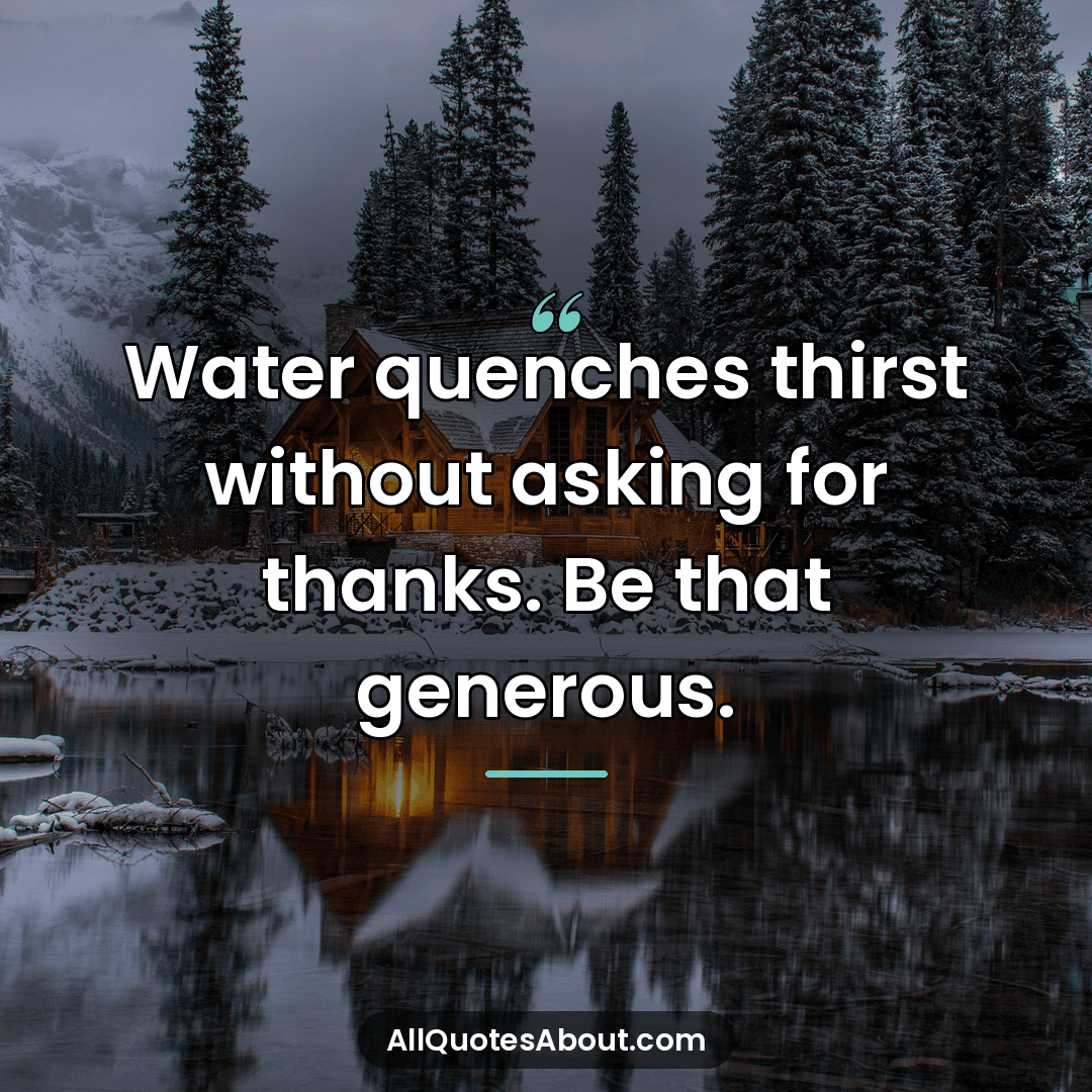 water sayings