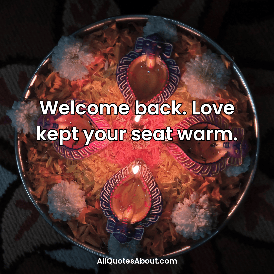 welcome back messages