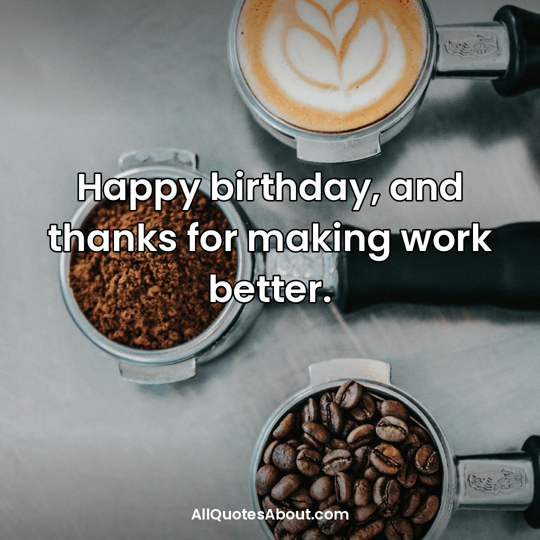 birthday card for coworker