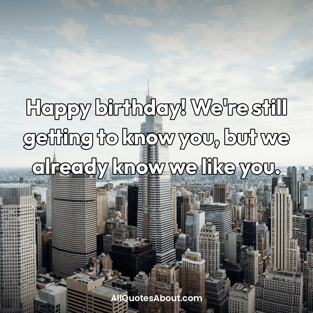 birthday card for coworker