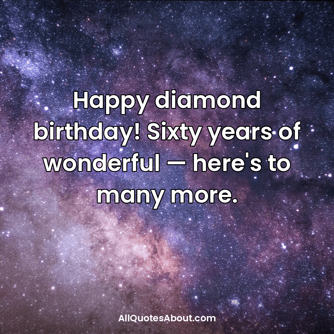 diamond birthday wishes